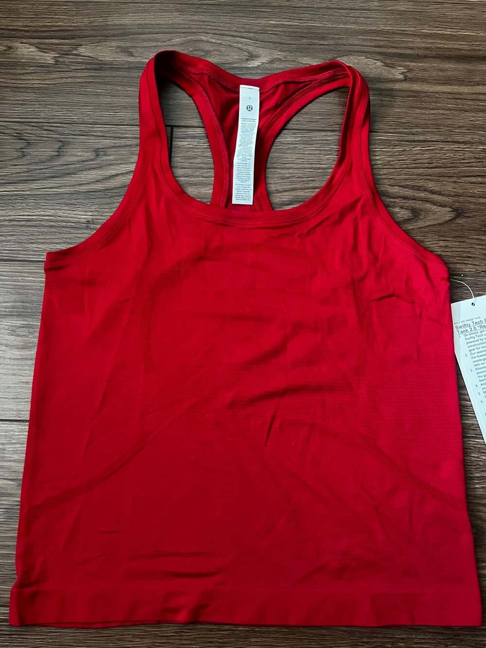 Lululemon Swiftly Tech Racerback Tank 2.0 Size 6 Red
